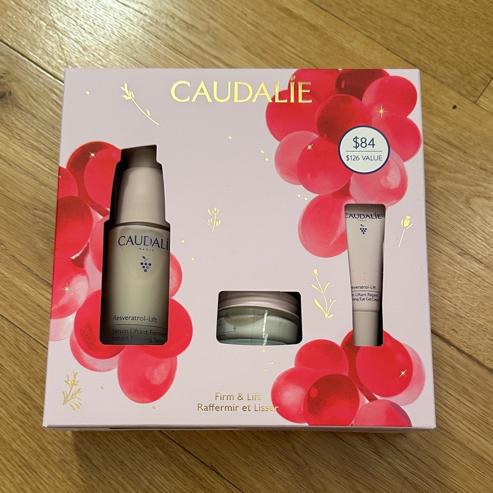 NEW Caudalie Resveratrol-Lift firm & Lift Skincare Set